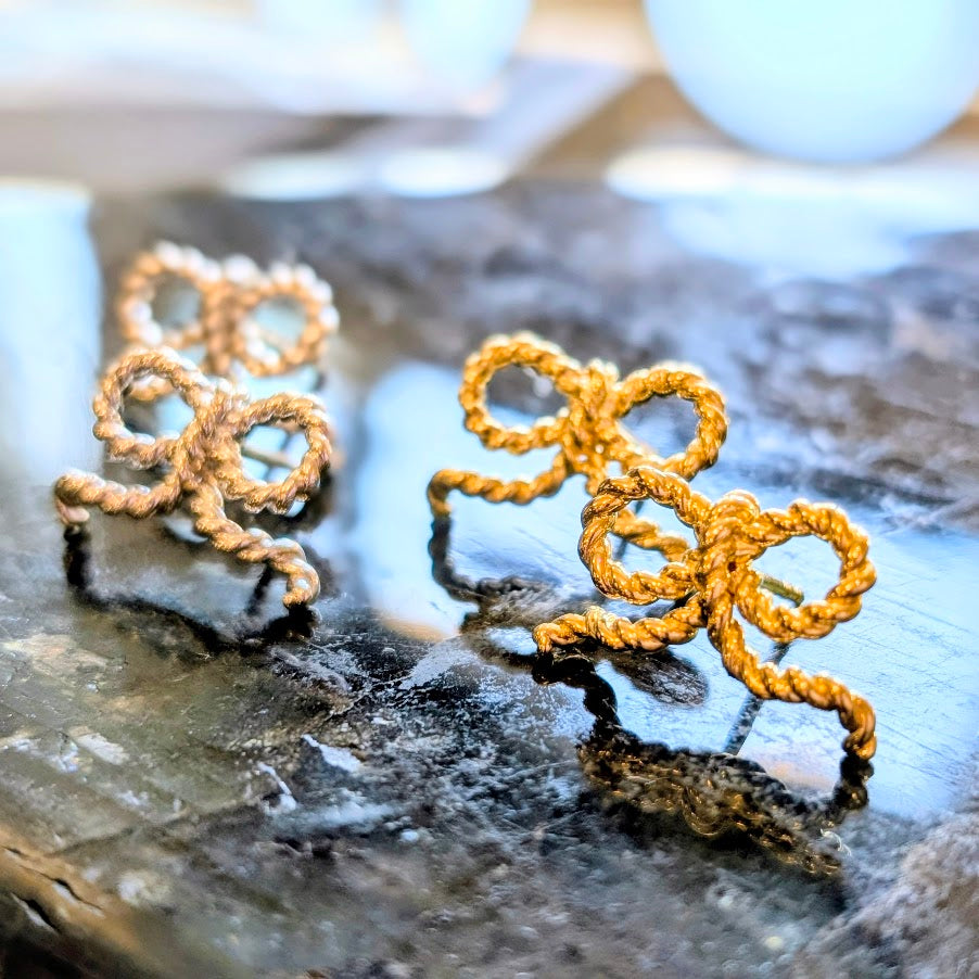 'Bow' Stud Earrings