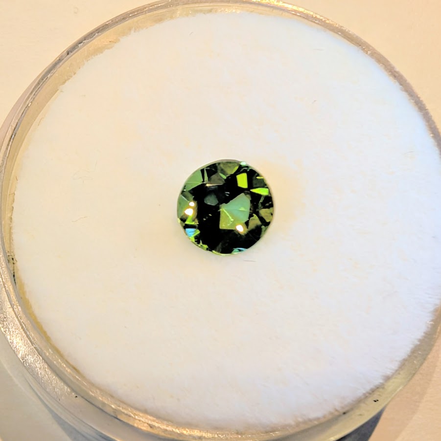 Round Green Tourmaline