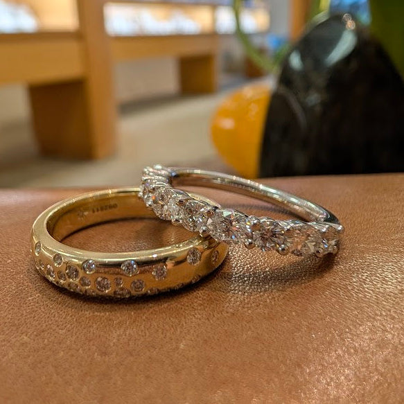 Oval Diamond Band