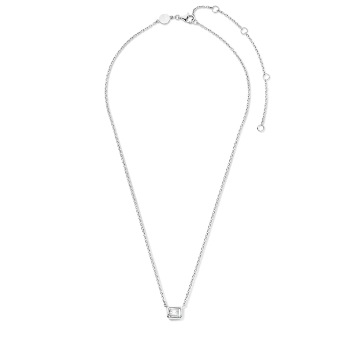 Emerald Cut CZ Necklace