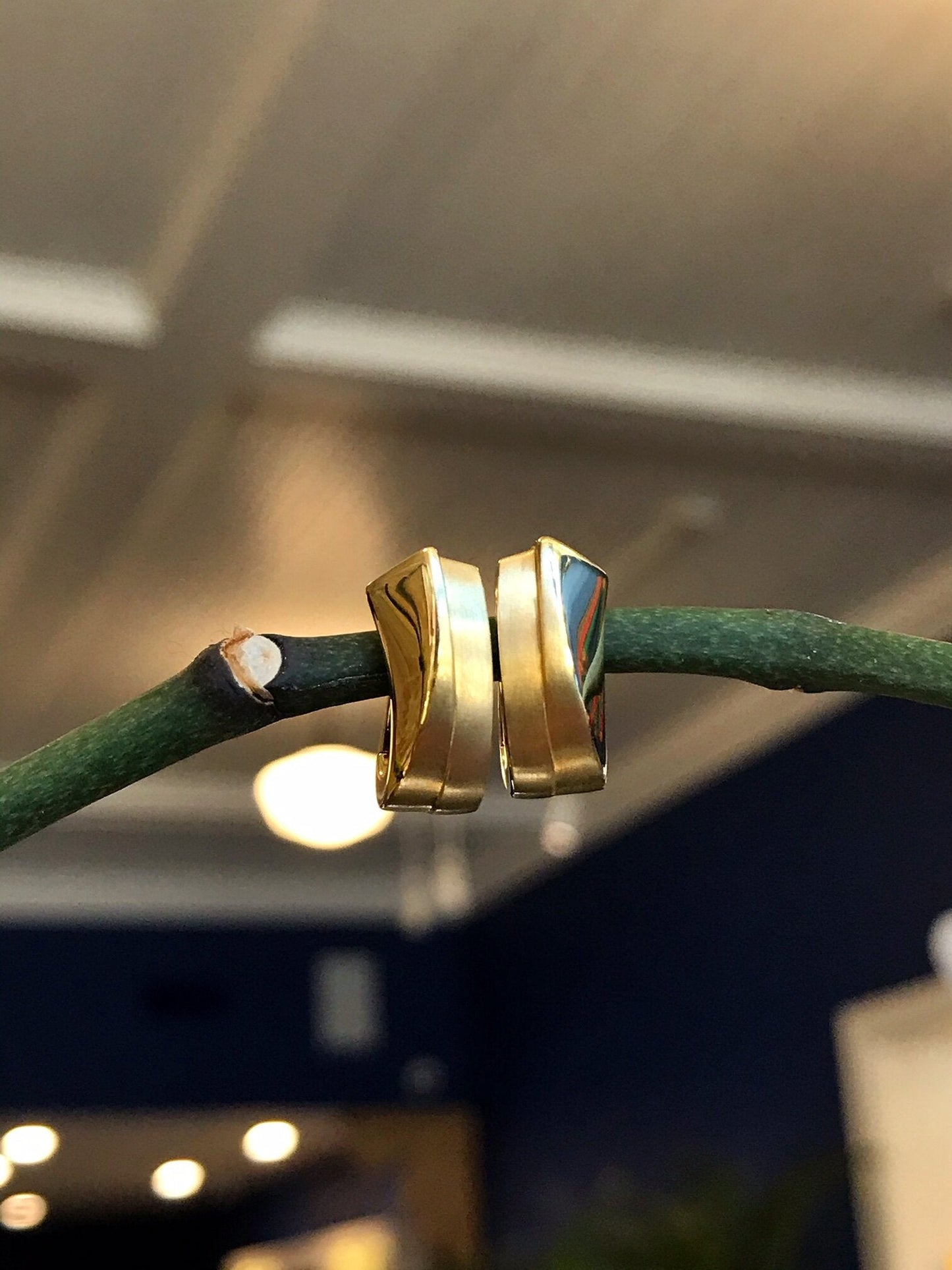 Photo of Chunky Huggies in a decorative scene, designed by , available at Plumb Gold & Plumb Silver