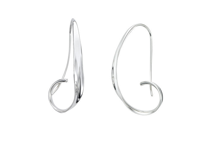 Photo of "Coastal" Earrings in a decorative scene, designed by , available at Plumb Gold & Plumb Silver
