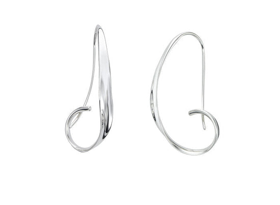 Photo of "Coastal" Earrings in a decorative scene, designed by , available at Plumb Gold & Plumb Silver