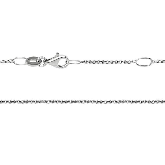 Photo of Diamond Cut Silver Chain in a decorative scene, designed by -, available at Plumb Gold & Plumb Silver