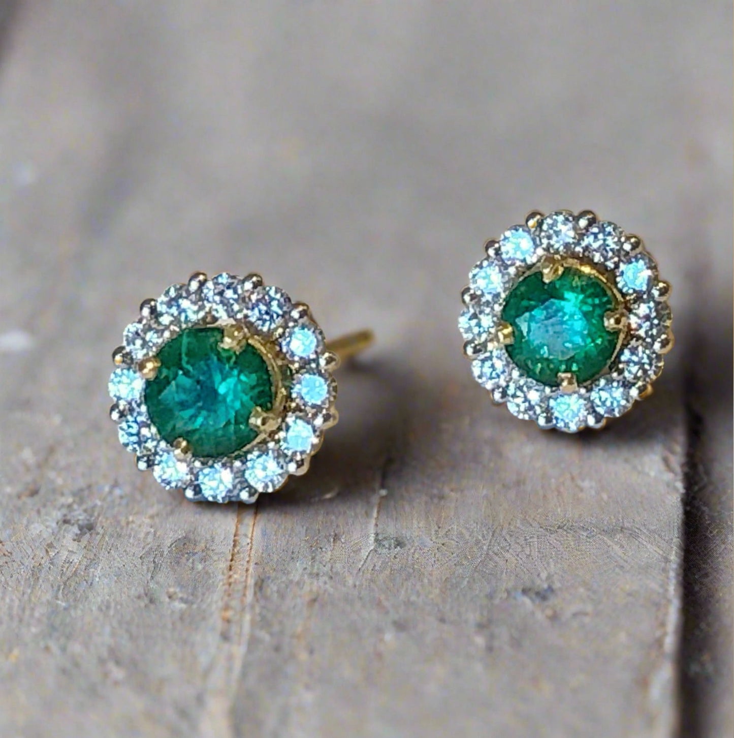 Photo of Diamond Earring Jackets in a decorative scene, designed by , available at Plumb Gold & Plumb Silver