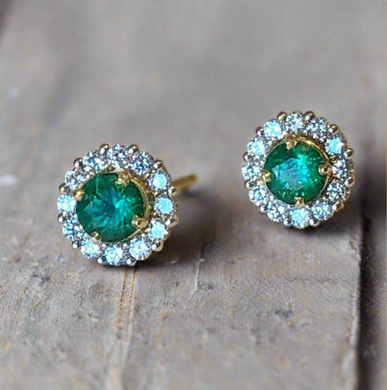 Photo of Diamond Earring Jackets in a decorative scene, designed by , available at Plumb Gold & Plumb Silver