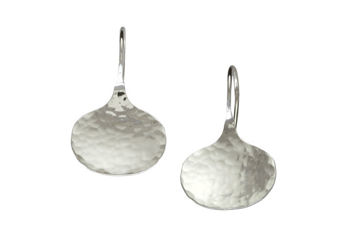 Photo of E L Designs "Dusk" Sterling SilverDrop Earrings in a decorative scene, designed by , available at Plumb Gold & Plumb Silver