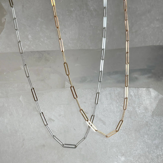 Elongated Paperclip Chain