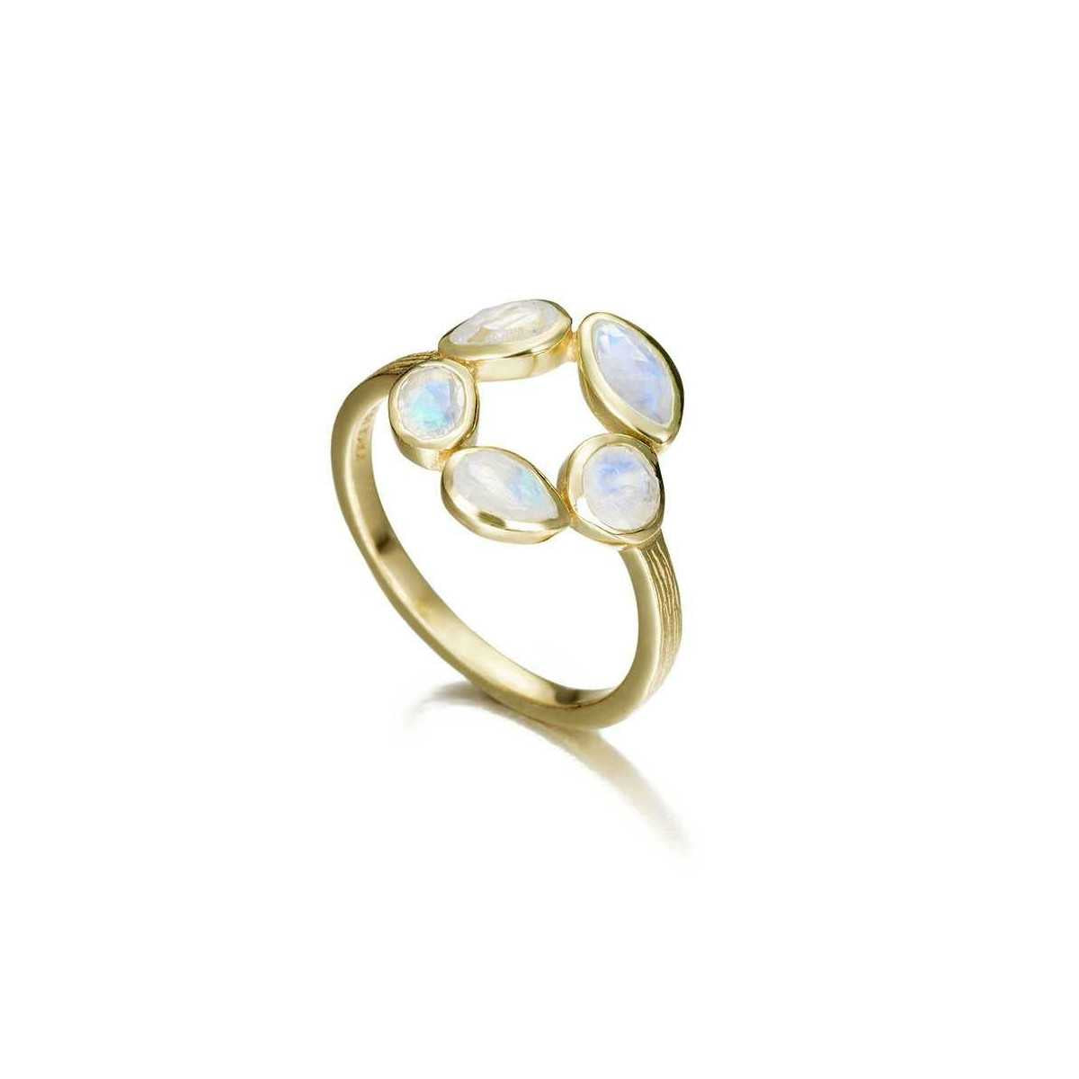 Photo of “Morning” Ring in a decorative scene, designed by , available at Plumb Gold & Plumb Silver