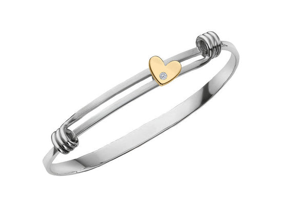Photo of "Sweet Heart" Signature Bracelet in a decorative scene, designed by , available at Plumb Gold & Plumb Silver