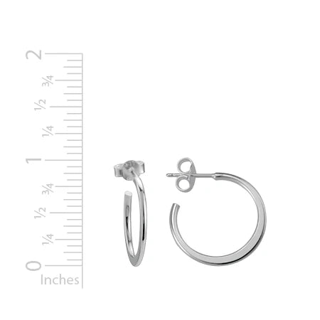 Photo of Tapered Hoops in a decorative scene, designed by , available at Plumb Gold & Plumb Silver