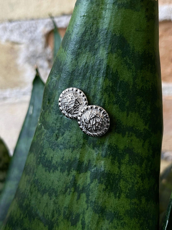 Photo of Textured Studs in a decorative scene, designed by , available at Plumb Gold & Plumb Silver