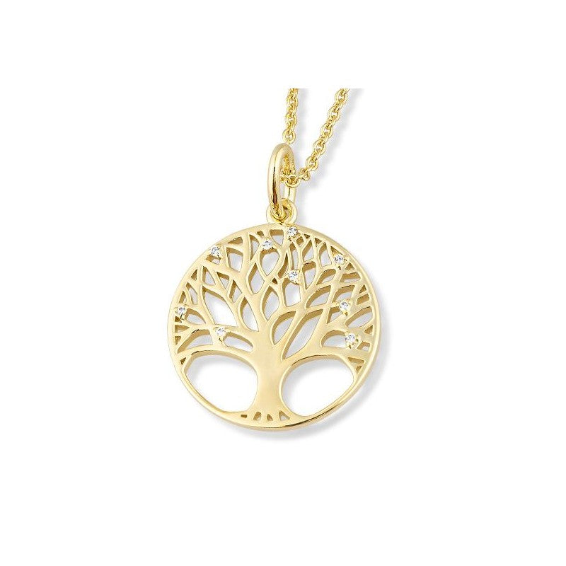 Photo of Tree of Diamonds Necklace in a decorative scene, designed by , available at Plumb Gold & Plumb Silver