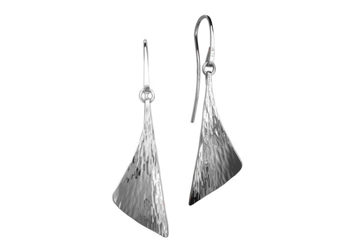 Photo of "Water" Earrings in a decorative scene, designed by , available at Plumb Gold & Plumb Silver