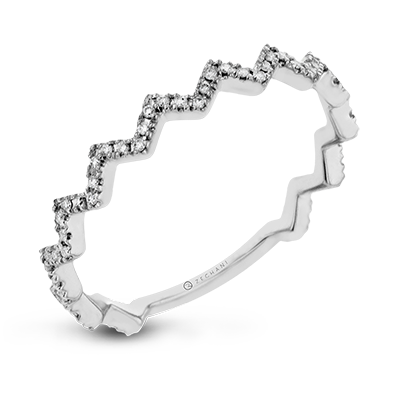 Photo of "Zig-Zag" Band in a decorative scene, designed by , available at Plumb Gold & Plumb Silver