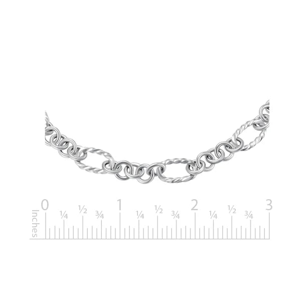 Fancy Oval Rope Link Chain