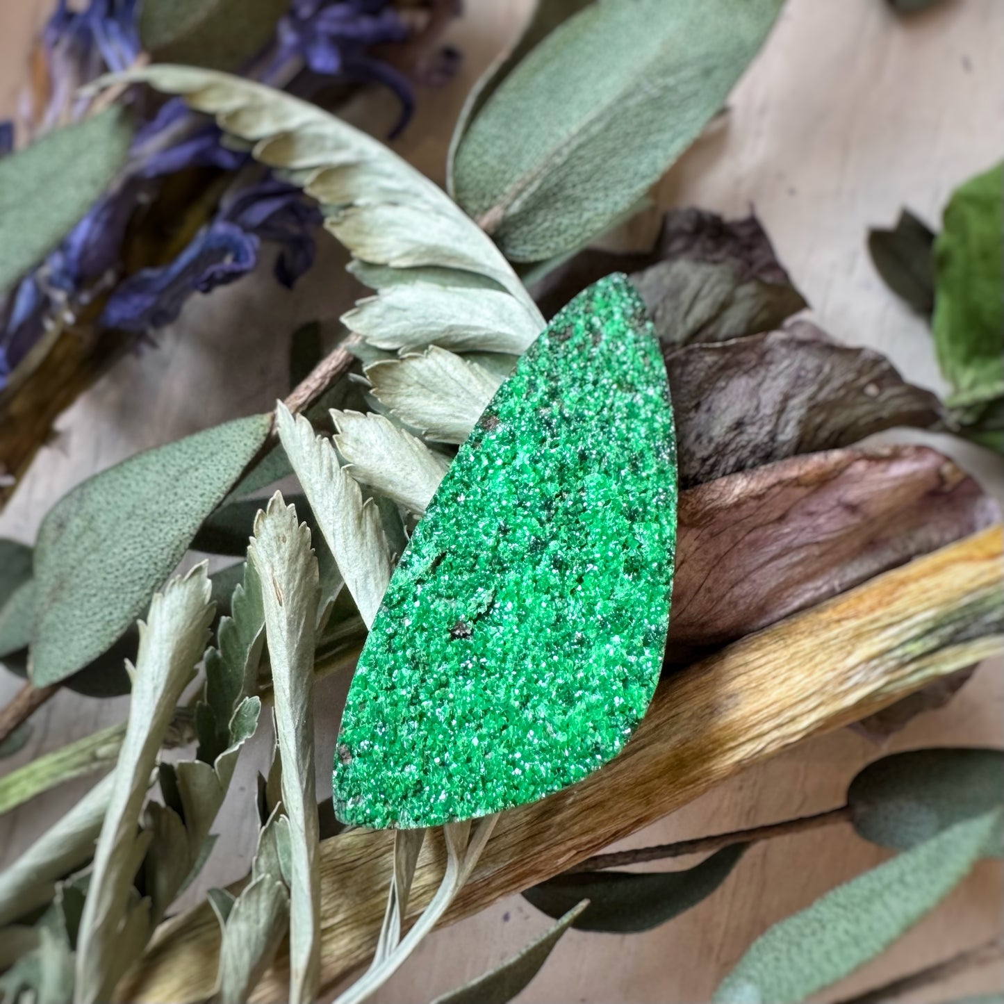 Uvarovite Drusy