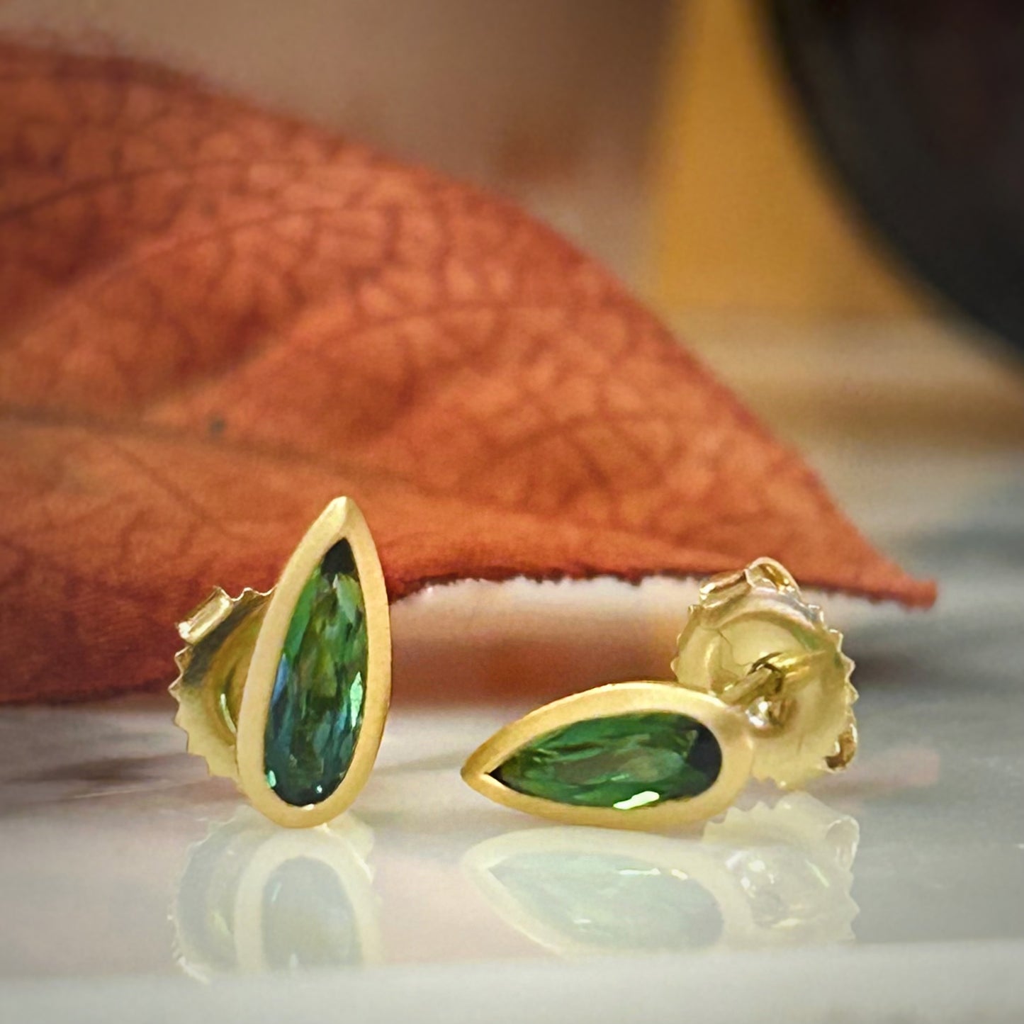 Spike Tourmaline Stud