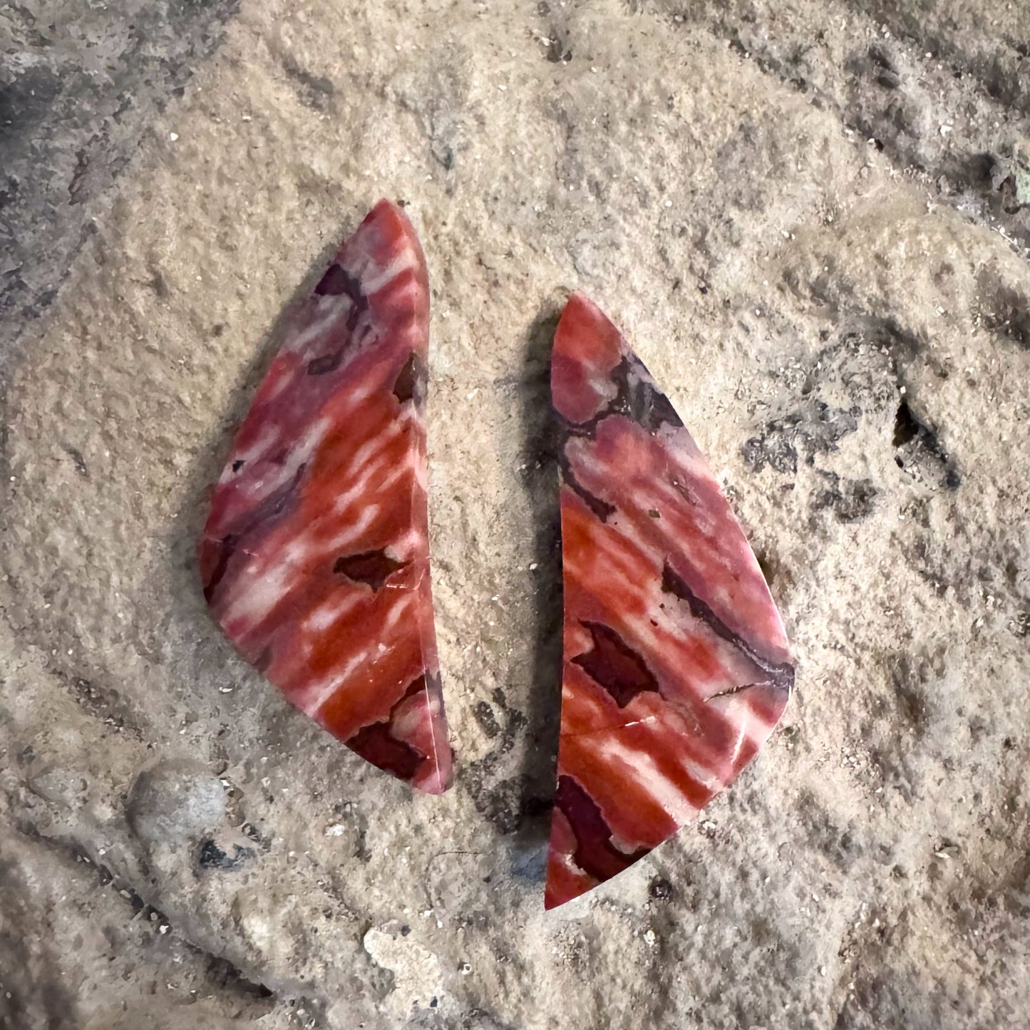 Poppy Agate Pair