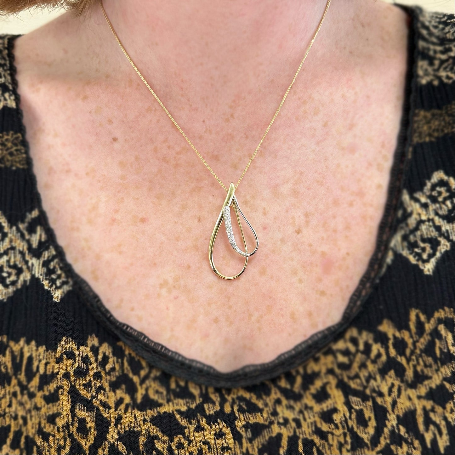 Diamond Loop Pendant