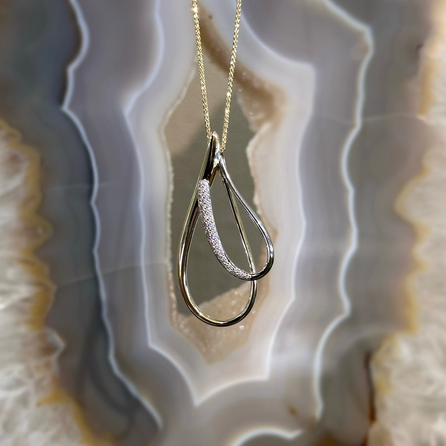 Diamond Loop Pendant