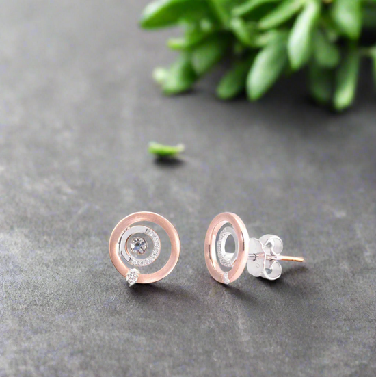 Geometric Circle Earrings