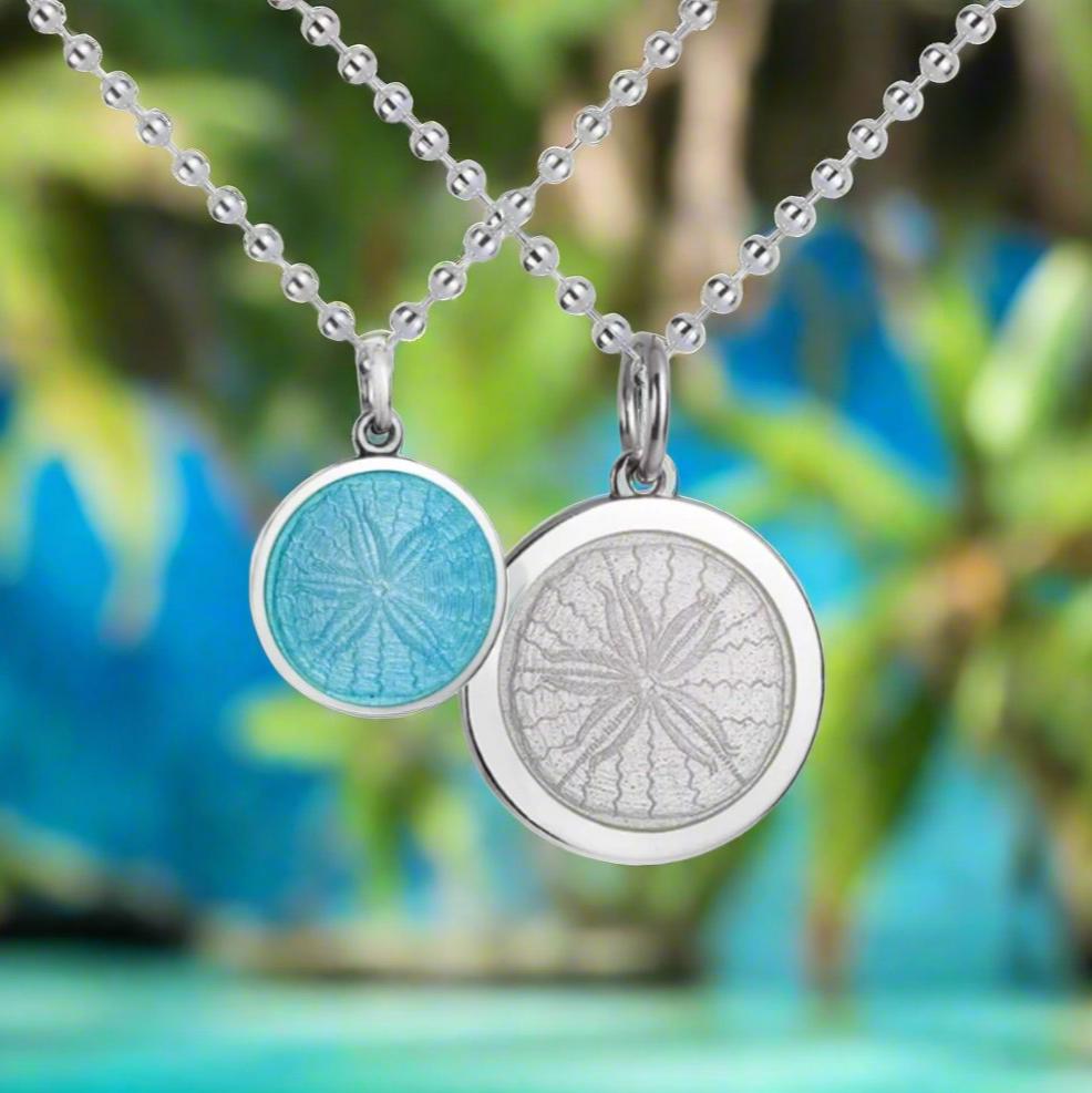 Sand Dollar Pendant Plumb Gold Plumb Silver