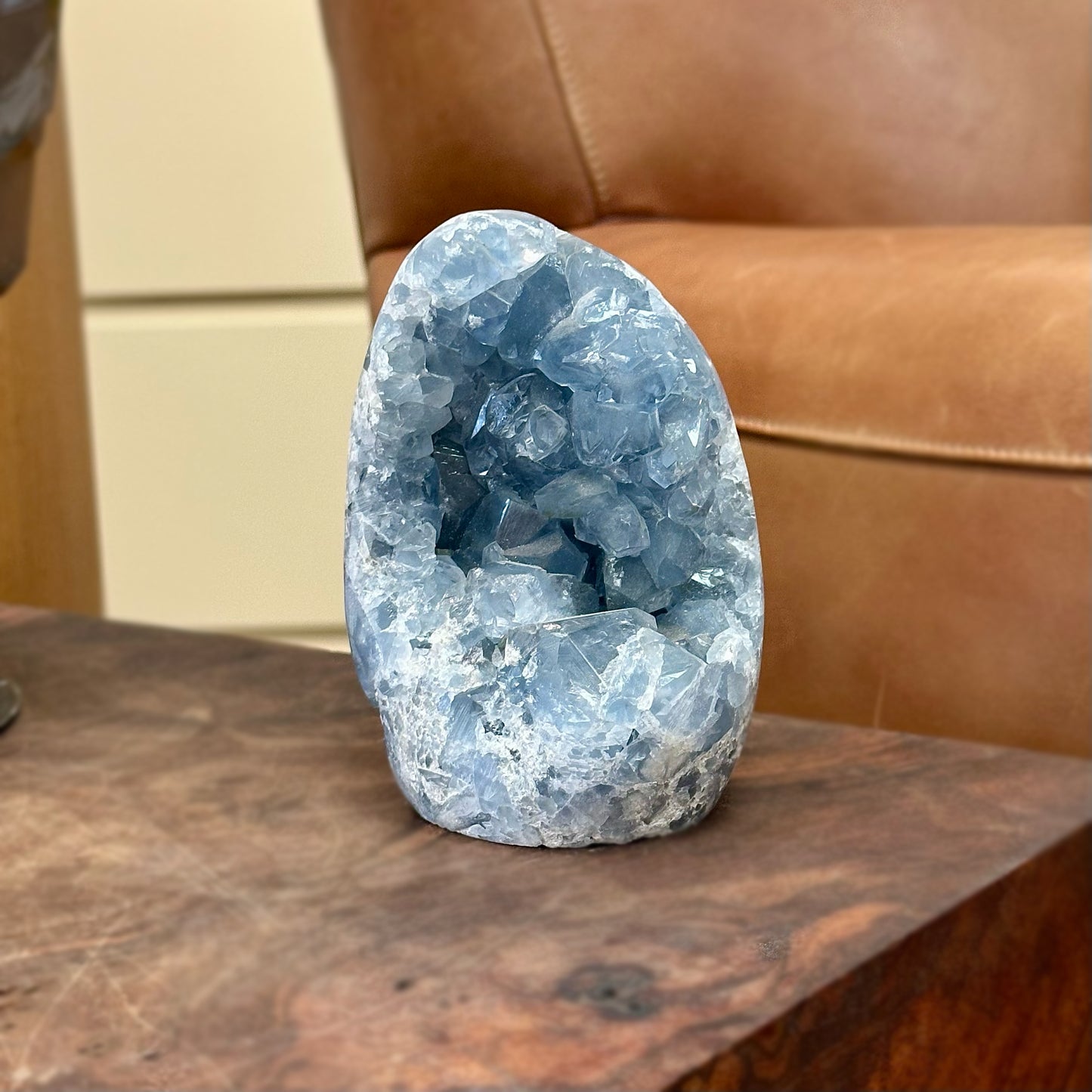 Small Celestite Egg Geode