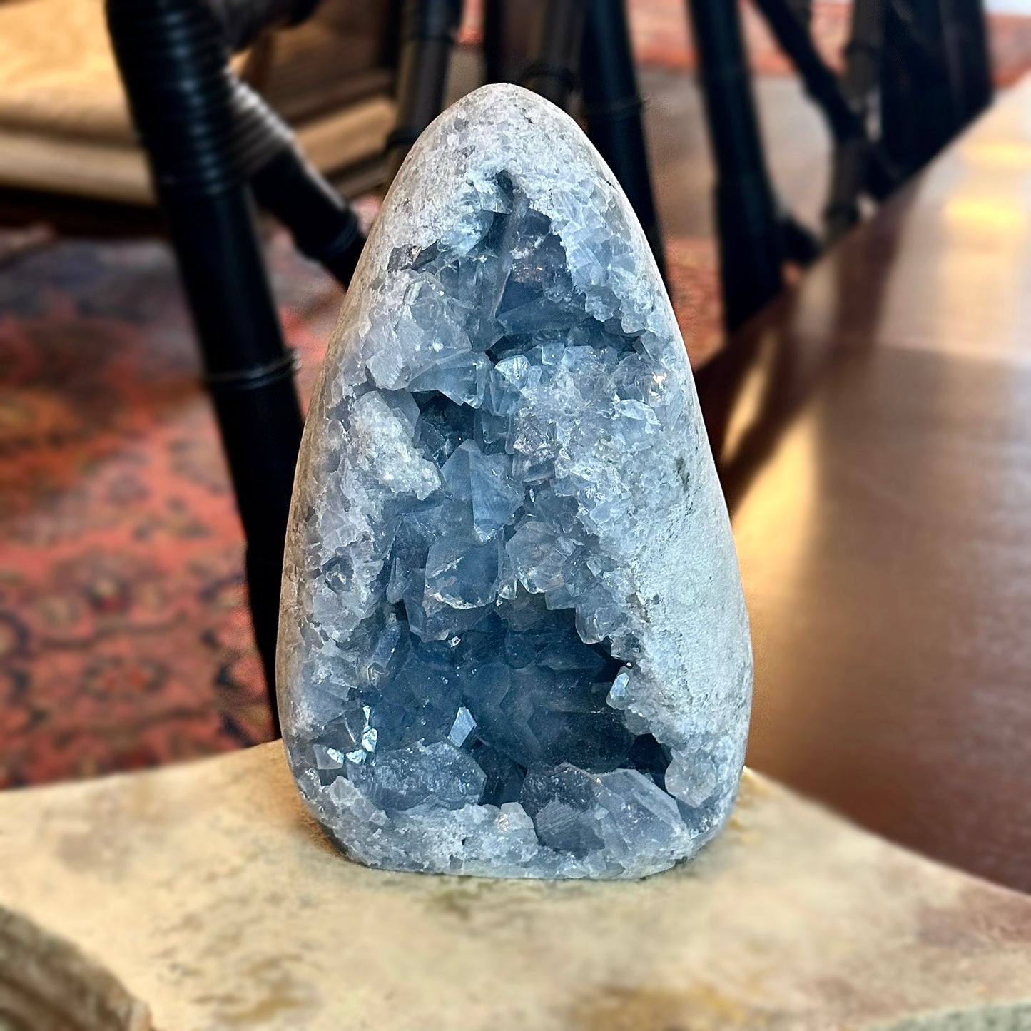 Medium-Large Celestite Egg Geode