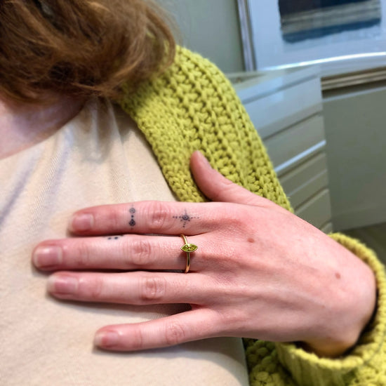 Kim Collins Canary Tourmaline Ring