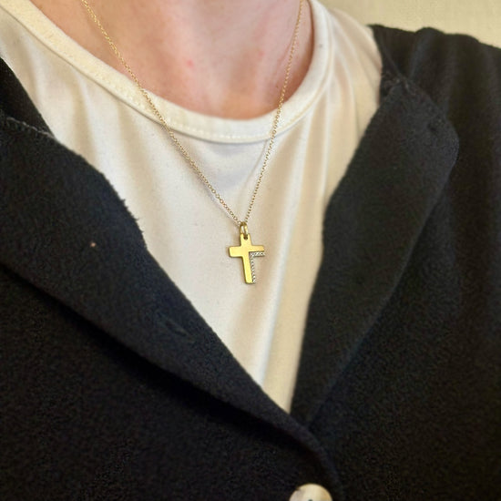 Matte Diamond Cross