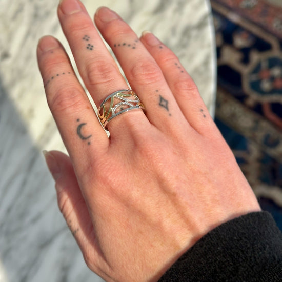 Diamond Bubbles Ring