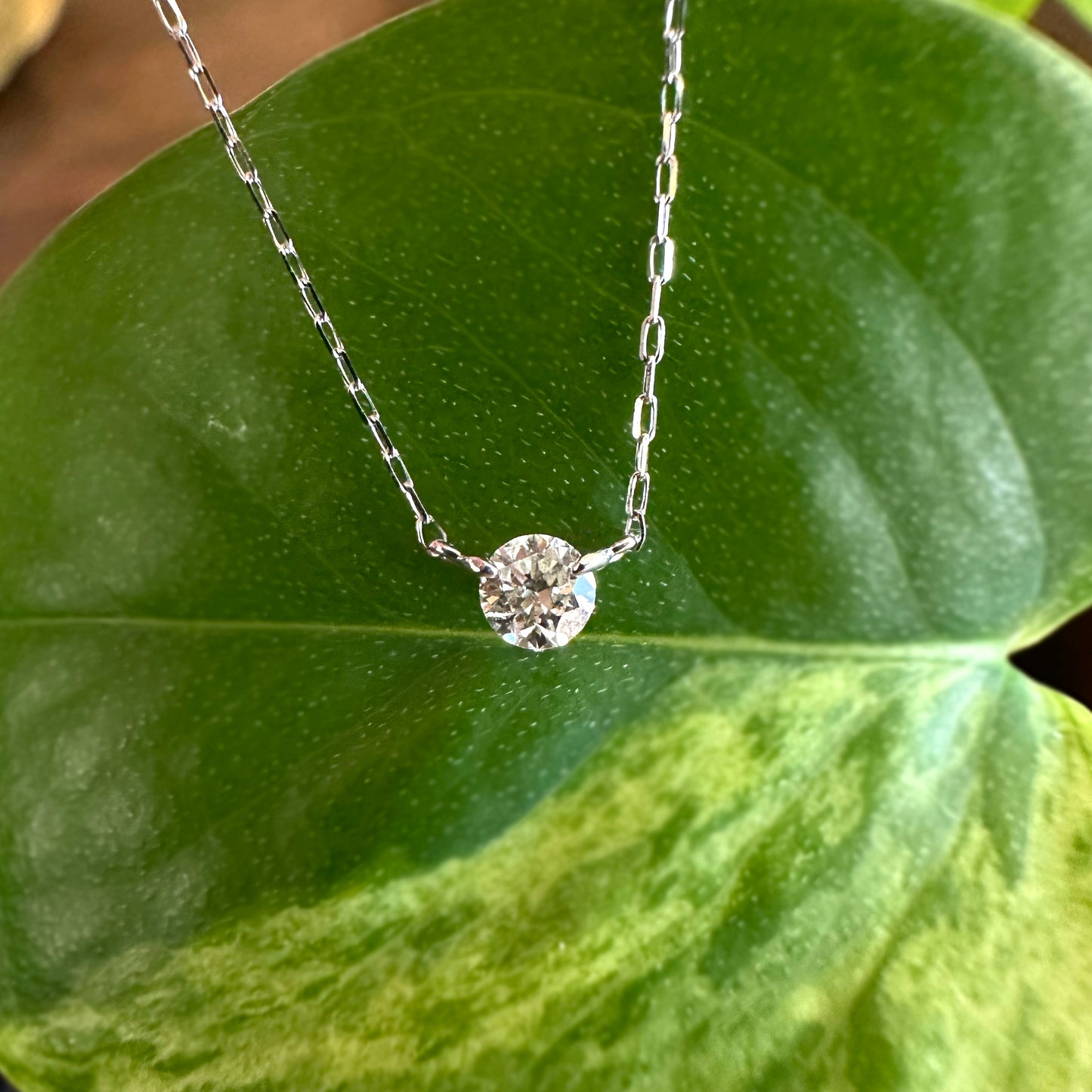 Nina Solitaire Diamond Necklace