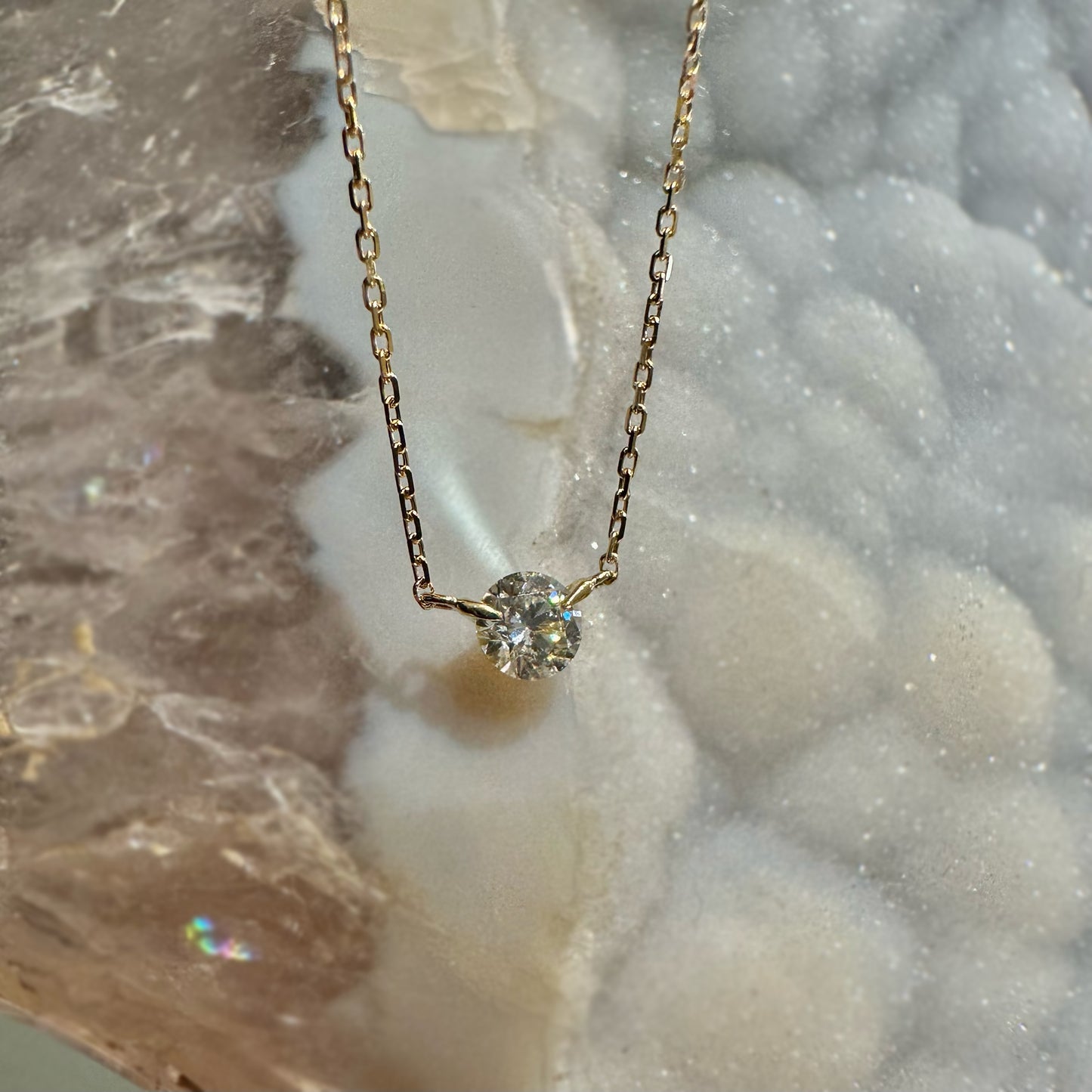 Nina Solitaire Diamond Necklace