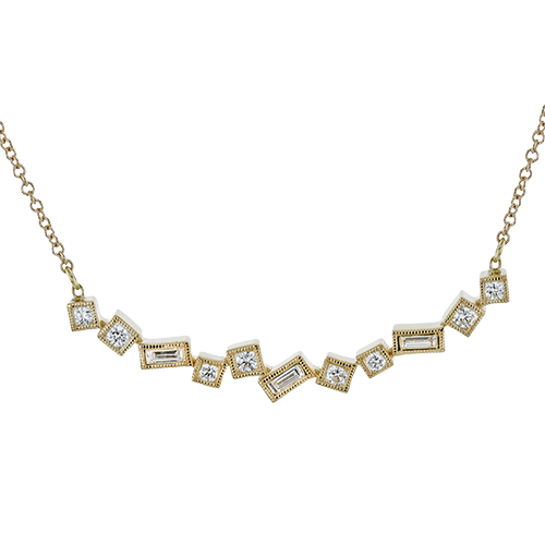 Geometric Diamond Necklace