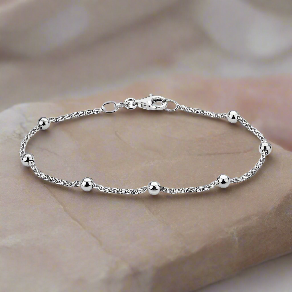 Beaded Wheat Bracelet