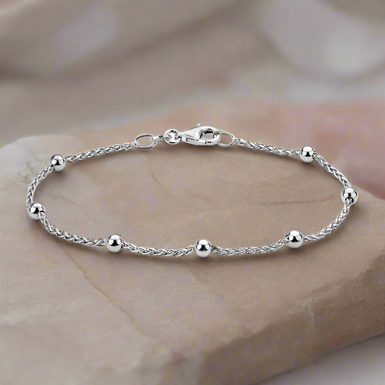 Beaded Wheat Bracelet