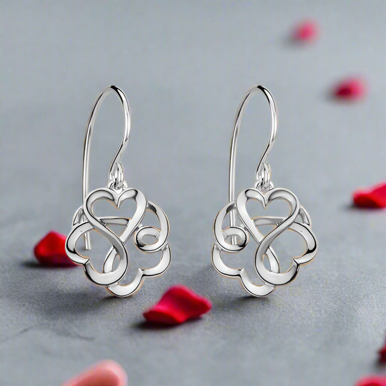 Entwined Hearts Earrings