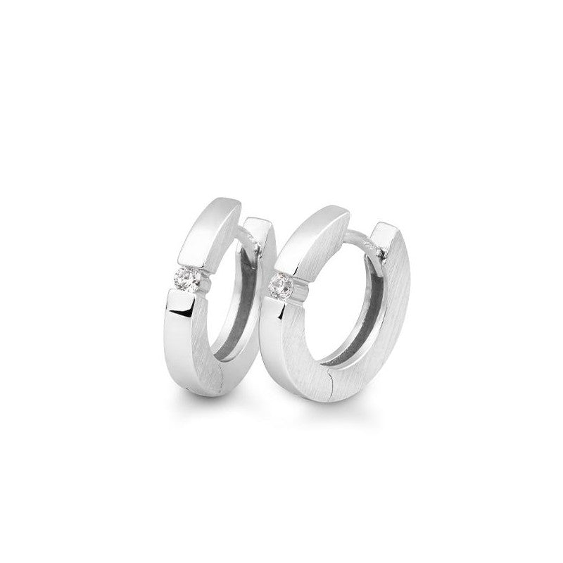 Channel Solitaire Huggie Hoops