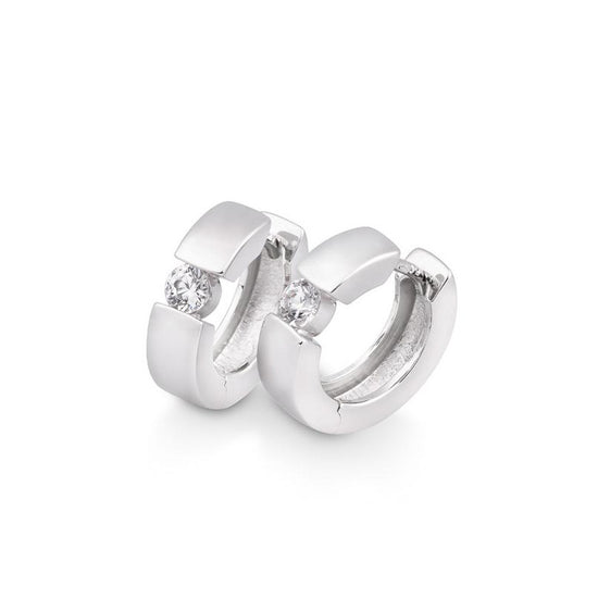 Channel Solitaire Huggie Hoops