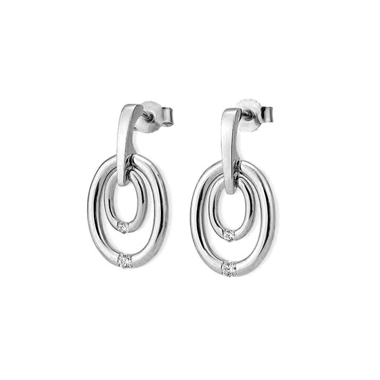 Oval Drop Earring