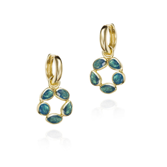 "Morning" Apatite Earrings