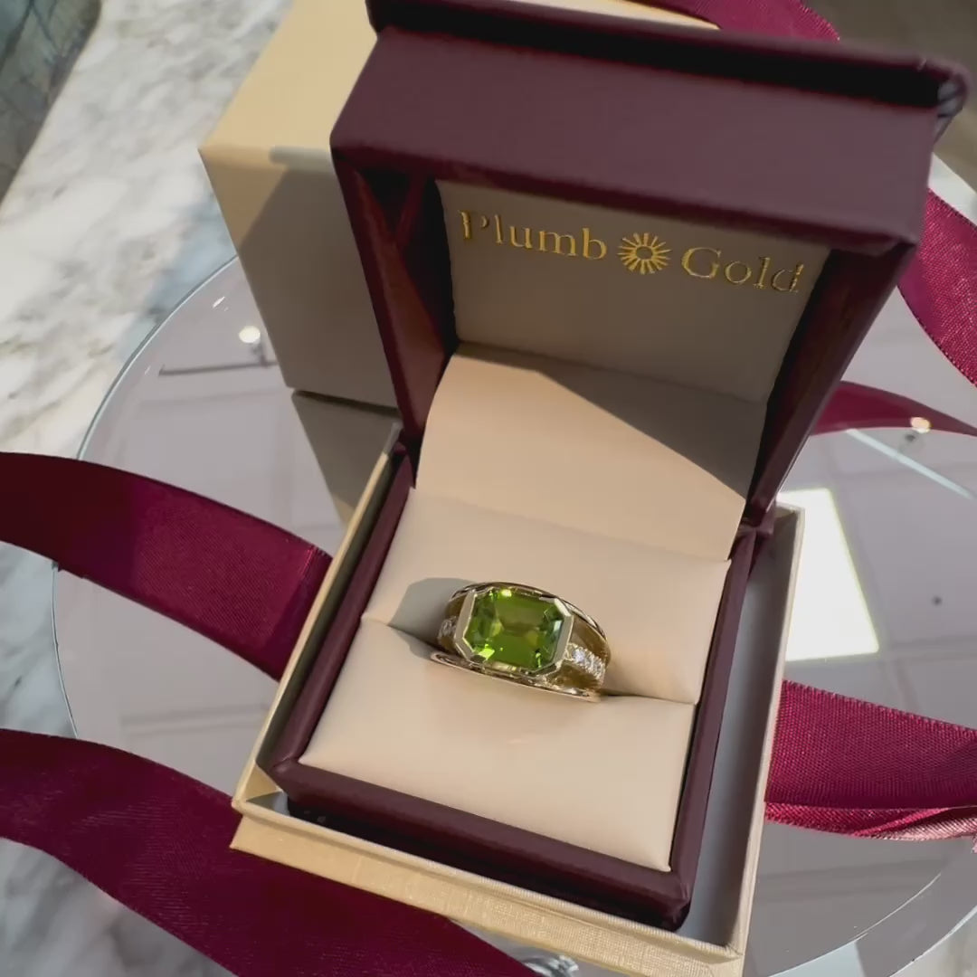 "Vicki" with Peridot