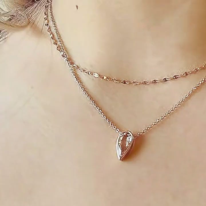 Load and play video in Gallery viewer, Morganite Necklace

