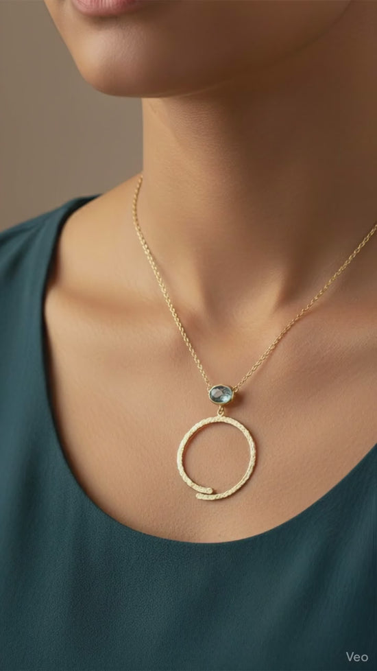 Load and play video in Gallery viewer, &amp;quot;Pure&amp;quot; Apatite Necklace
