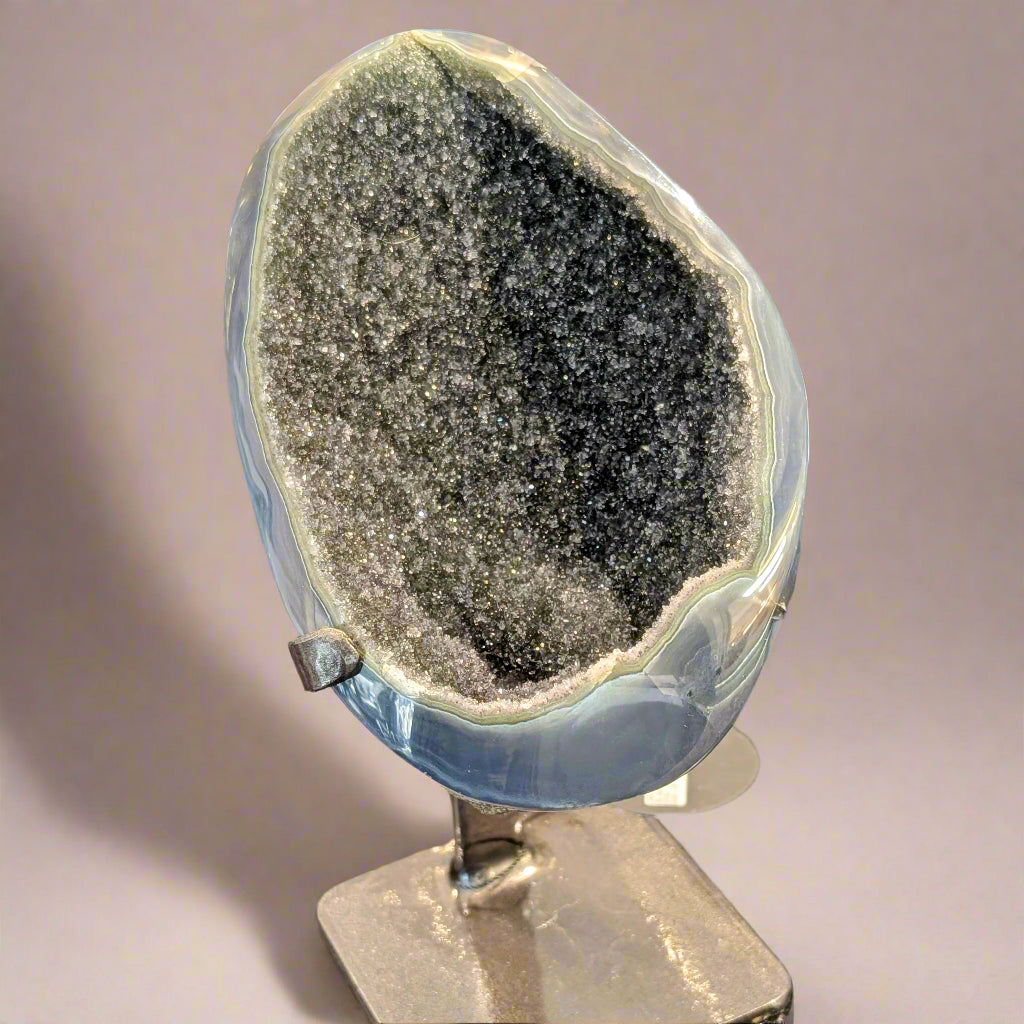 Smoky Glitz Druzy