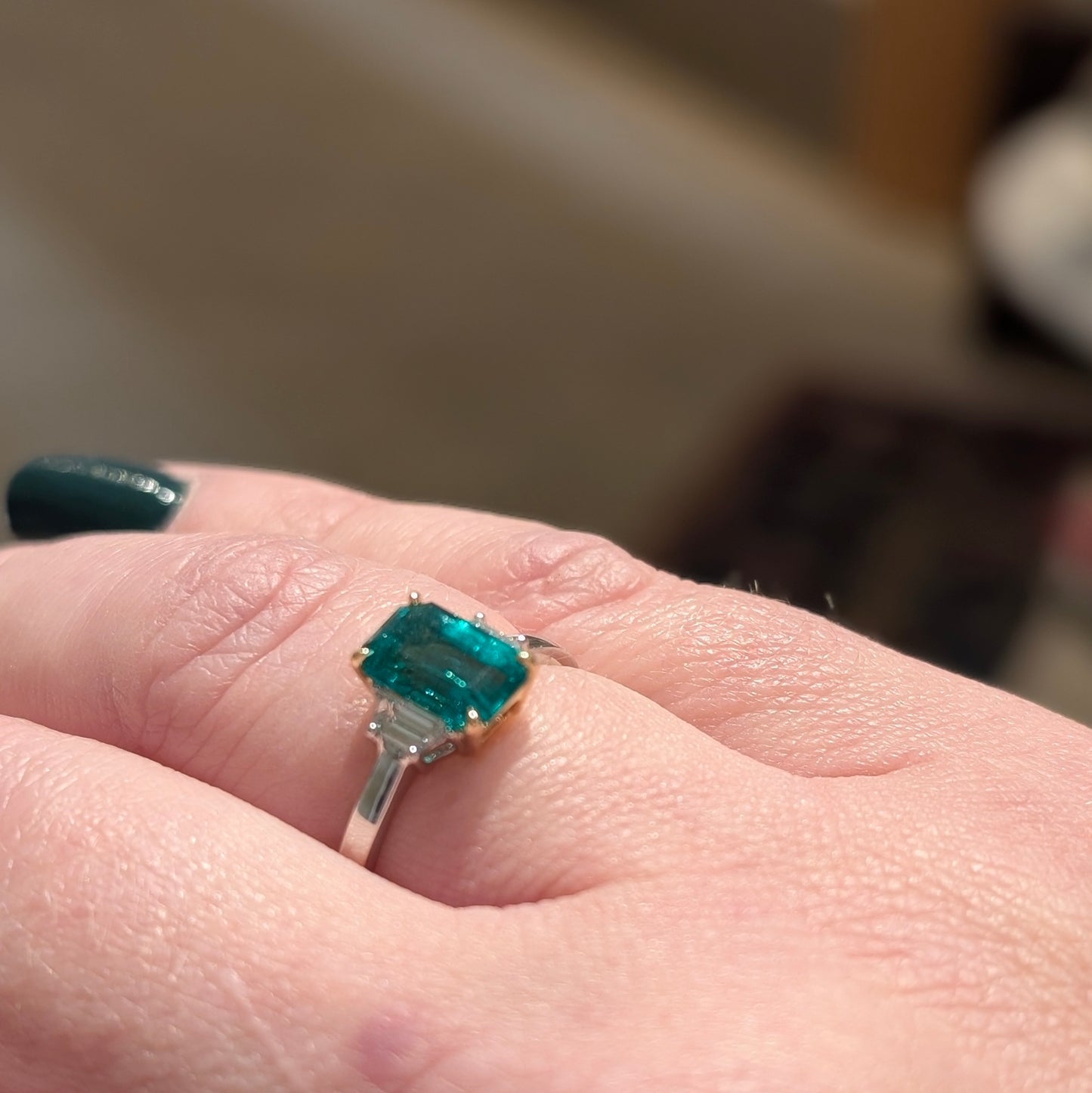 The"Elizabeth" Emerald Ring