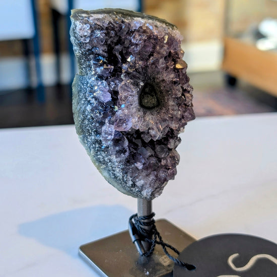 Mini Geode on Stand