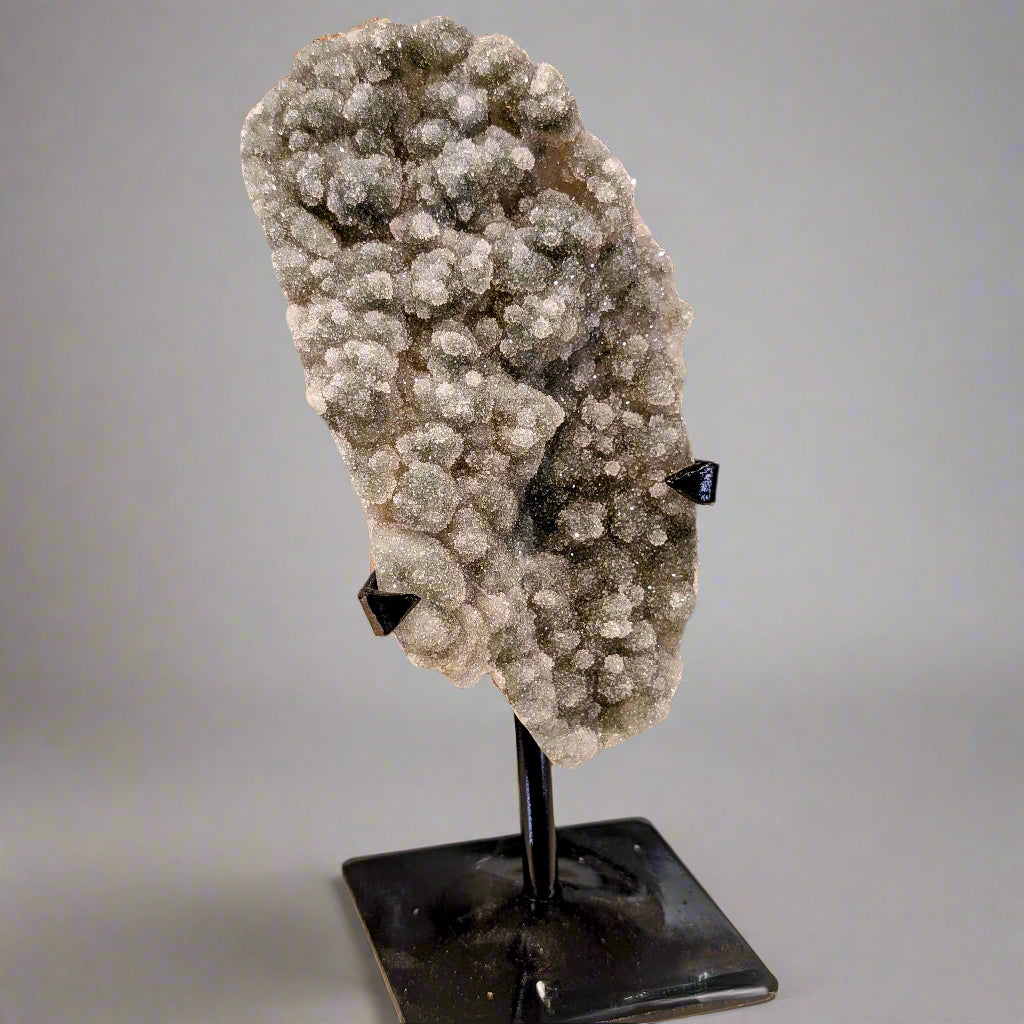 Grey Druzy Geodes