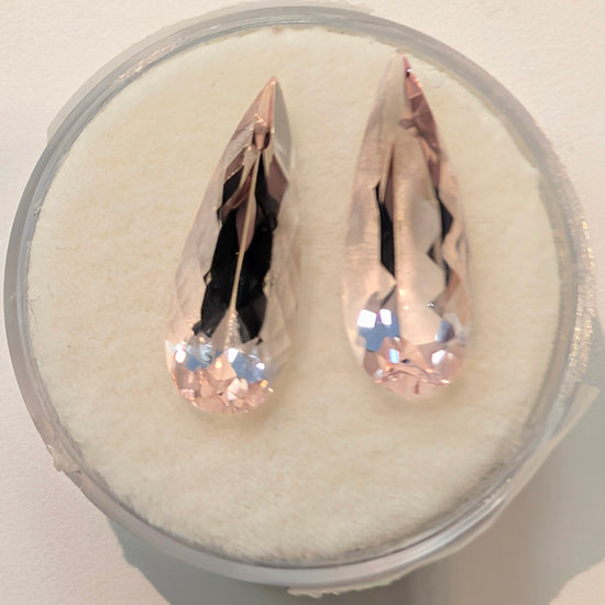 Pear Morganite  Pair  2=4.79ct